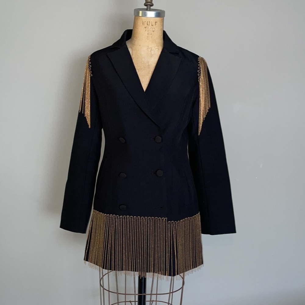 Tassel blazer by Zcrave